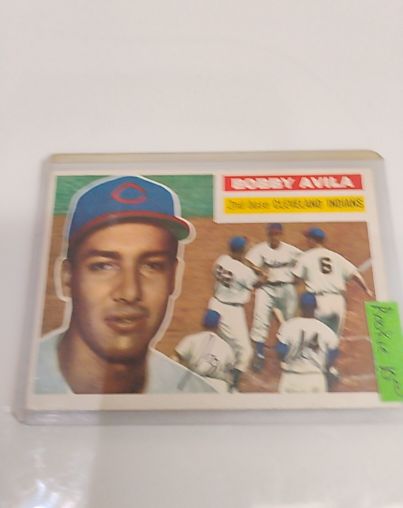 1956 Topps #132 Bobby Avila — front