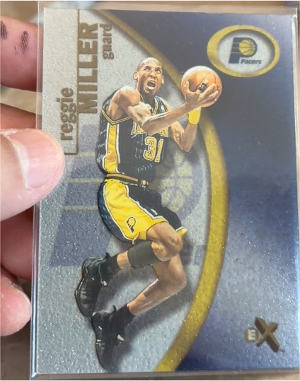 2000-01 Fleer EX #32 Reggie Miller — front