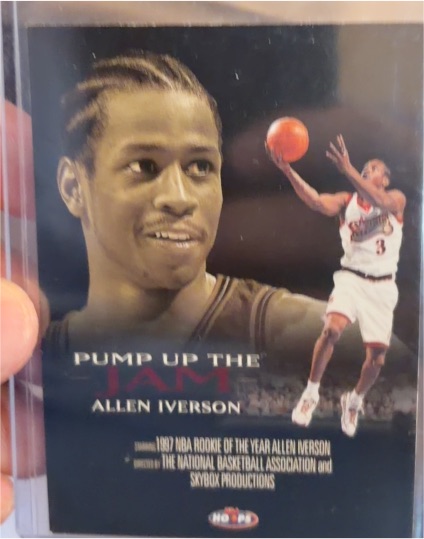 1998-99 Hoops #2 PJ Allen Iverson Pump Up the Jam — front