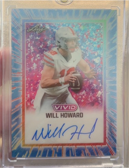 2025 Leaf Vivid Will Howard — front