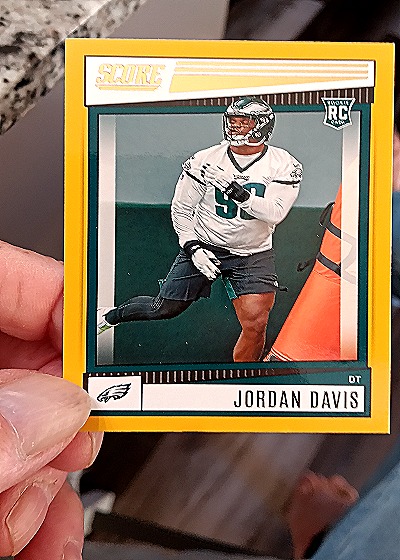 2022 Panini Score #357 Jordan Davis — front