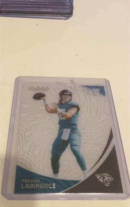 2021 Panini Chronicles Clear Vision Rookies #CVR-1 Trevor Lawrence — front