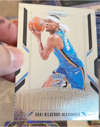 2024-25 Panini Prizm Dominance #11 Shai Gilgeous-Alexander — front