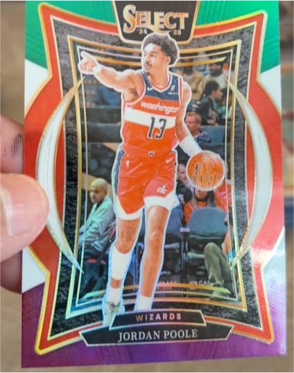 2024-25 Panini Select #17 Jordan Poole — front