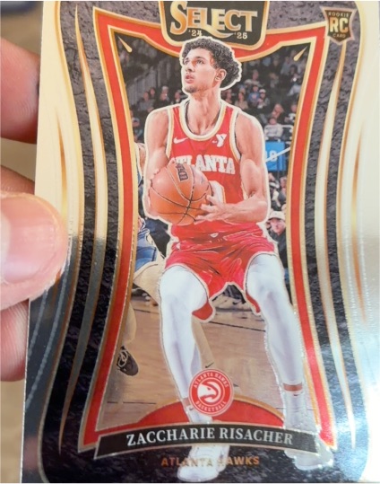 2024-25 Panini Select #379 Zaccharie Risacher — front