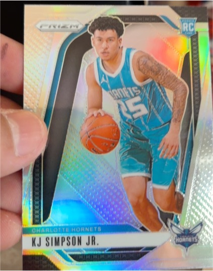 2024-25 Panini Prizm #247 KJ Simpson Jr. — front