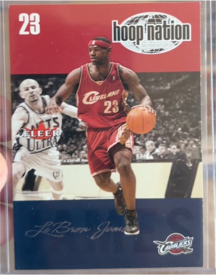2004-05 Fleer Ultra #1HN LeBron James Hoop Nation — front