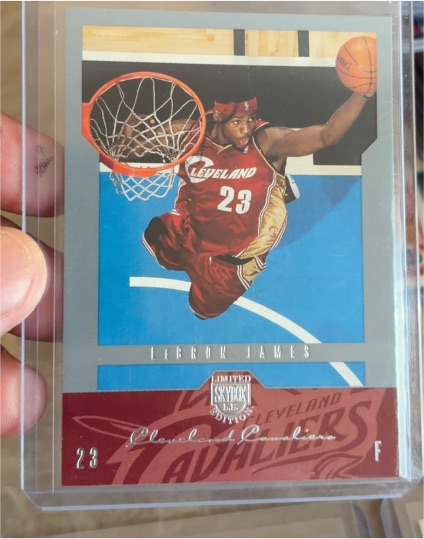 2004 Skybox Limited Edition #19 LeBron James — front