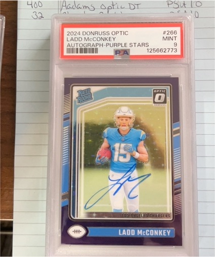 2024 Donruss Optic #266 Ladd McConkey — front