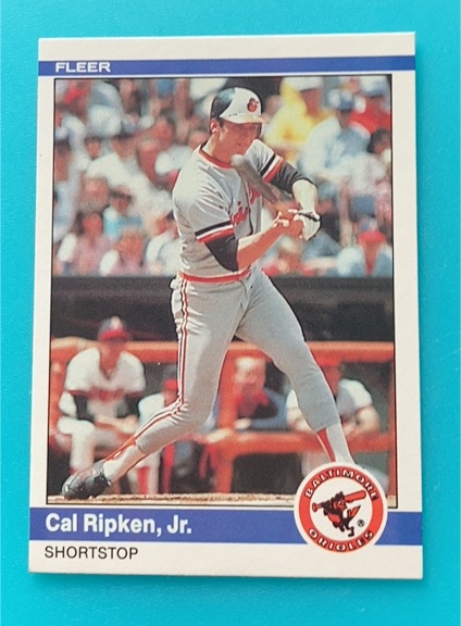 1984 Fleer #17 Cal Ripken Jr. — front