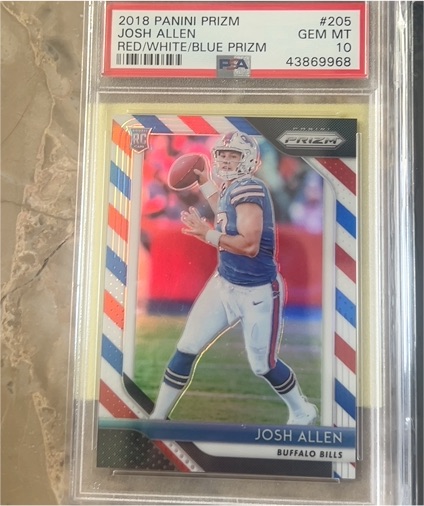 2018 Panini Prizm #205 Josh Allen — front
