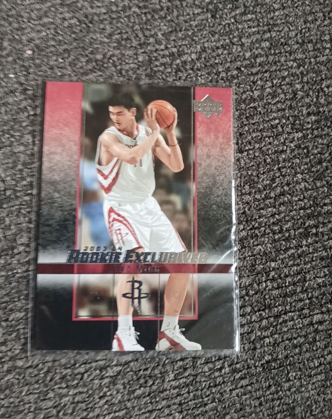 2003-04 Upper Deck Rookie Exclusives #58 Yao Ming — front