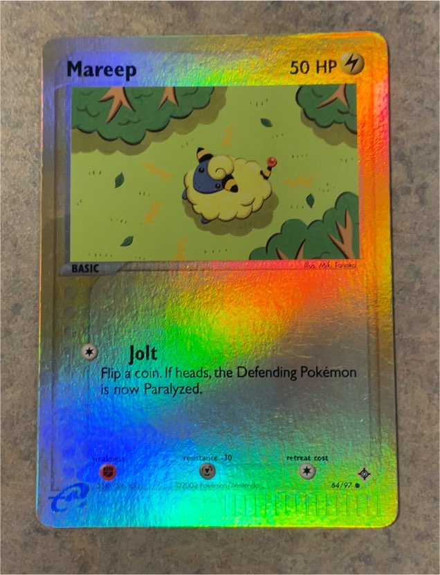 2003 EX Dragon #64 Mareep — front