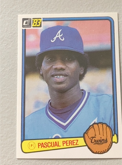1983 Donruss #557 Pascual Perez — front