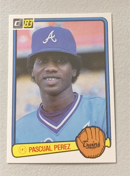 1983 Donruss #557 Pascual Perez — front