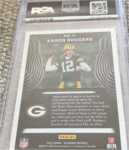 2022 Panini Illusions Football #33 Aaron Rodgers — front