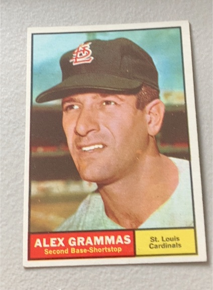 1961 Topps #64 Alex Grammas — front