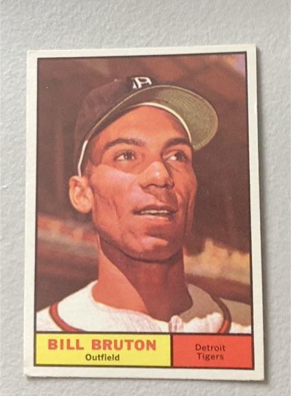 1961 Topps #251 Bill Bruton — front