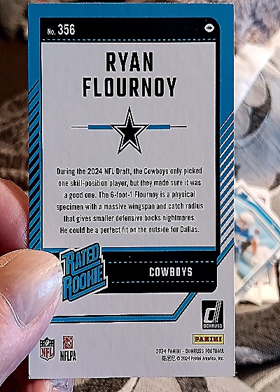 2024 Panini Donruss #356 Ryan Flournoy — back