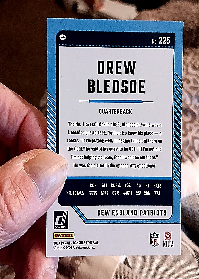 2024 Donruss #225 Drew Bledsoe — back