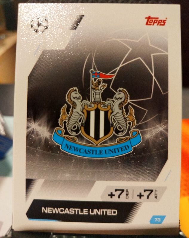 2025 Topps Match Attax Champions League #73 Newcastle United Logo — front
