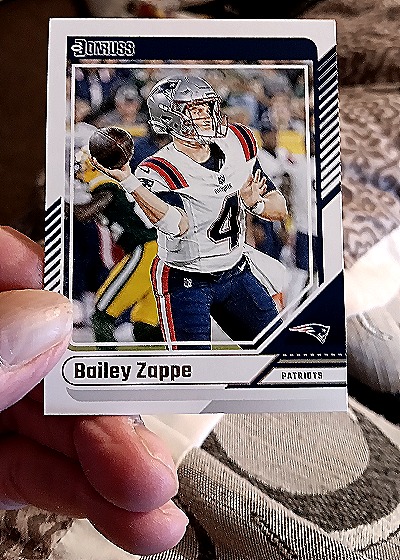 2024 Panini Donruss #70 Bailey Zappe — front