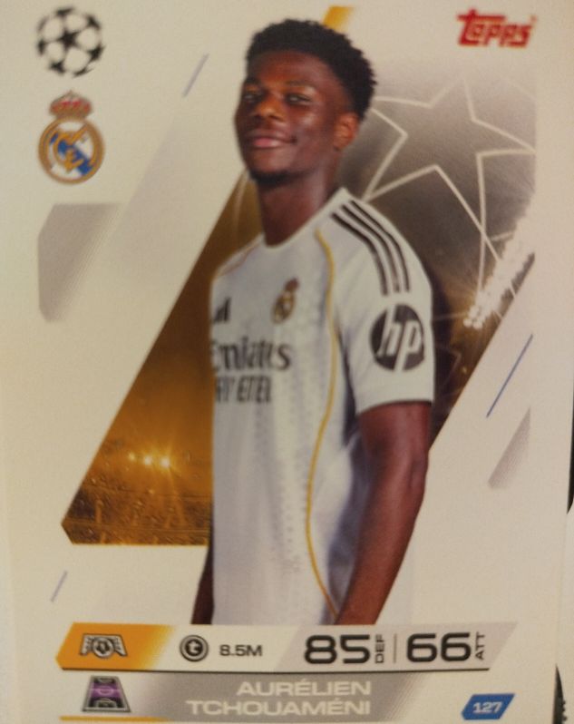 2023 Topps UEFA Club Competitions #127 Aurélien Tchouaméni — front