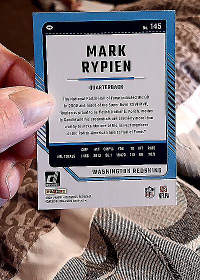 2024 Donruss #145 Mark Rypien — back