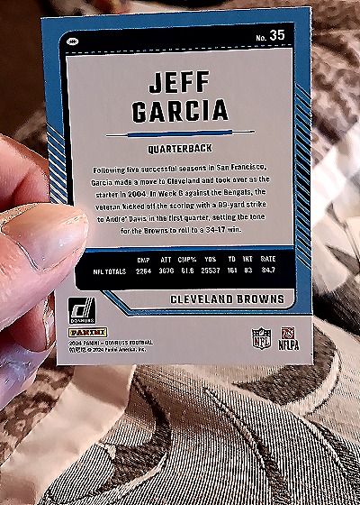 2024 Donruss #35 Jeff Garcia — back