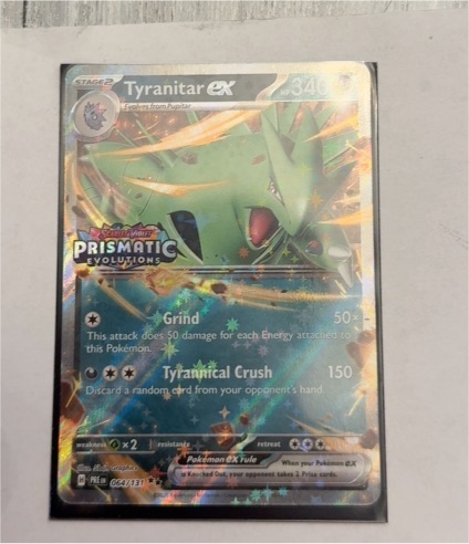 2019 Pokémon TCG Prismatic Evolutions #064 Tyranitar ex — front