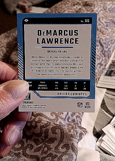 2024 Donruss #66 DeMarcus Lawrence — back