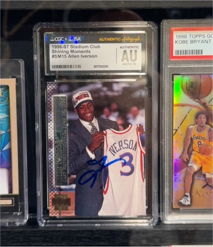 1996-97 Stadium Club #SM15 Allen Iverson — front
