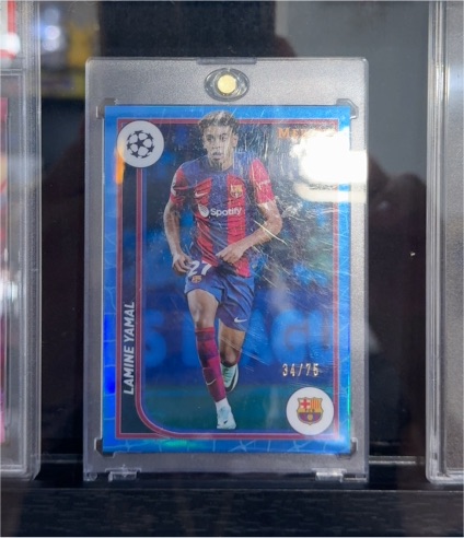 2023-24 Topps Merlin UEFA Club Competitions #27 Lamine Yamal — front
