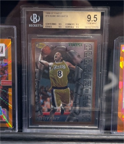 1996-97 Topps Finest #74 Kobe Bryant — front