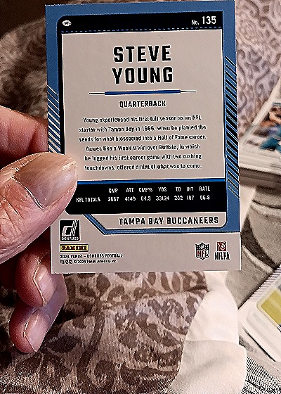 2024 Donruss #135 Steve Young — back