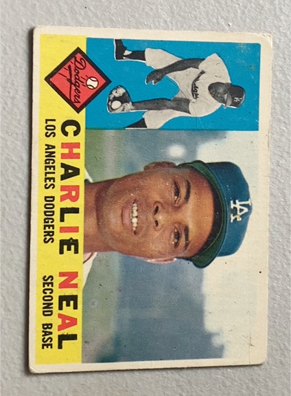 1960 Topps #155 Charlie Neal — front