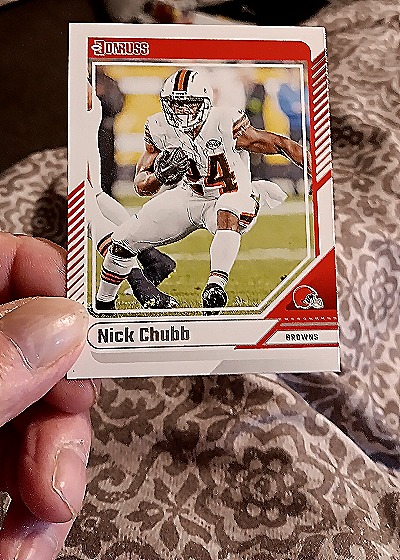 2024 Donruss #107 Nick Chubb — front