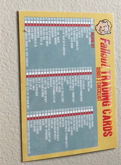 2019 Dynamite Fallout Series 2 #100 Checklist — front