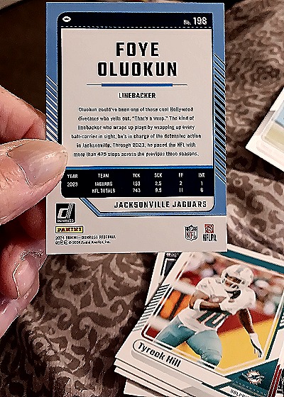 2024 Donruss #198 Foye Oluokun — back