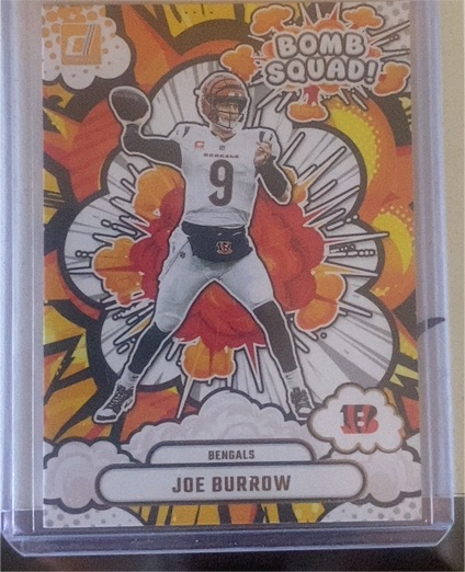 2025 Panini Donruss Bomb Squad #BS-JBW Joe Burrow — front