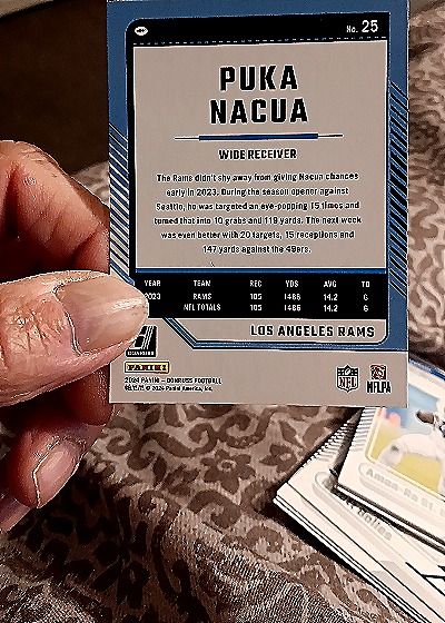 2024 Panini Donruss #RAM9 Puka Nacua — back