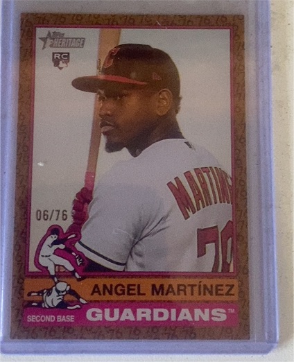 2025 Topps Heritage #338 Angel Martinez — front