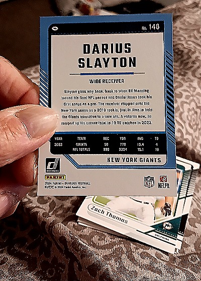2024 Donruss #146 Darius Slayton — back