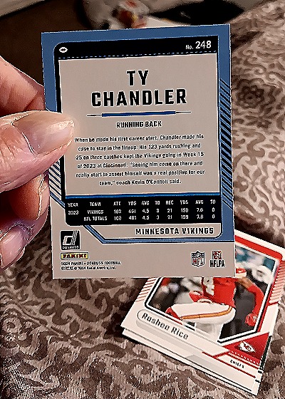 2024 Donruss #248 Ty Chandler — back