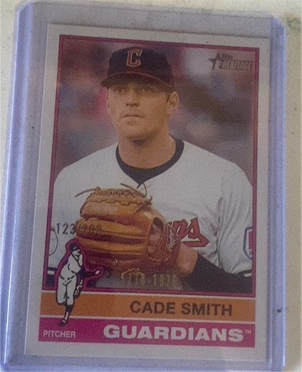 2025 Topps Heritage #307 Cade Smith — front