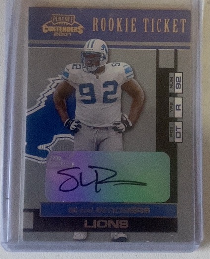 2001 Playoff Contenders #190 Steve Smith Rookie Ticket — front