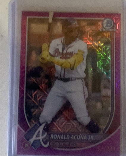 2025 Bowman #21 Ronald Acuna Jr. — front