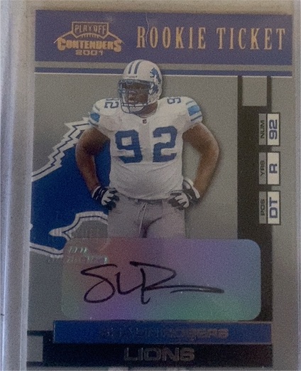 2001 Playoff Contenders Rookie Ticket #92 Stephen Boyd — front