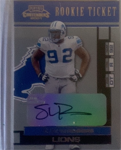 2006 Playoff Contenders Rookie Ticket #RT-SP Stephen Paea — front