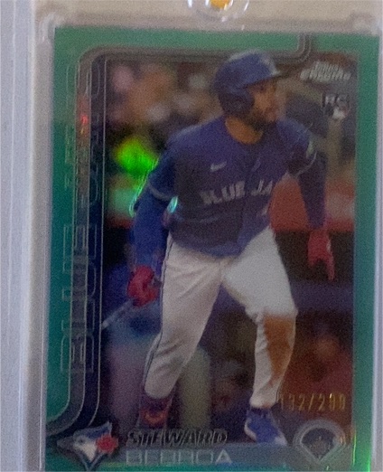 2025 Topps Chrome #163 Steward Berroa — front